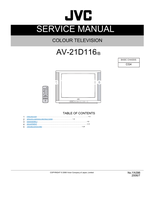 JVC YA396 AV-21D116 (63 pages) TV Service Manual