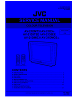 JVC AV-21DMT3 AV-21D3 AV-2135TEE AV-2135EE AV-21DMG3 52023 (49 pages) TV Service Manual