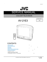 JVC AV-21E3 52028 (72 pages) TV Service Manual