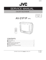 JVC AV-21F1P 56033 (40 pages) TV Service Manual