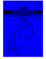 JVC Av-21F3 Av-21Fr3 Av-21Fmg3B 52024 (63 pages) TV Service Manual