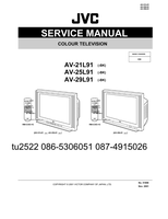 JVC RM-C353-1C AV-21L91 AV-25L91 AV-29L91 51898 (110 pages) TV Service Manual