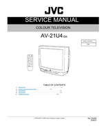 JVC YA252 AV-21U4 (46 pages) TV Service Manual