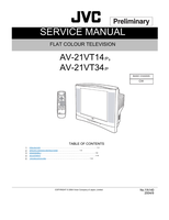 JVC YA140 AV-21VT14 AV-21VT34 (82 pages) TV Service Manual