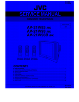 JVC RM-C1016-1H AV-21W93 AV-21W93B RM-C1016 RM-C1011 RM-C1011-1H (76 pages) TV Service Manual