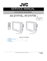 JVC YA266 AV-21YT15 AV-21VT35 (32 pages) TV Service Manual