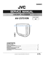 JVC AV-25TS1EN (75 pages) TV Service Manual