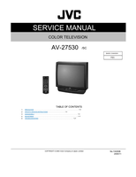 JVC YA050B AV-27530 (45 pages) TV Service Manual