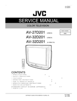 JVC AV-27D201 AV-32D201 51686 (71 pages) TV Service Manual