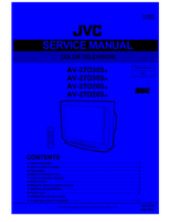 JVC AV-27D303/S (63 pages) TV Service Manual