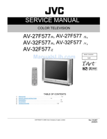 JVC YA387 AV-27F577 AV-32F577 (75 pages) TV Service Manual