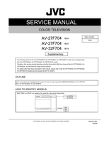 JVC 52113B AV-27F704 AV-32F704 27F704 (117 pages) TV Service Manual