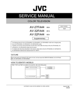 JVC 52114B AV-32FA44 32FA44 AV-27FA44 (118 pages) TV Service Manual