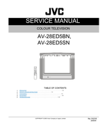 JVC YA316 AV-28ED5BN AV-28ED5SN (20 pages) TV Service Manual