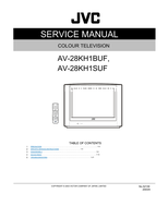 JVC 52139 AV-28KH1BUF AV-28KH1SUF (22 pages) TV Service Manual