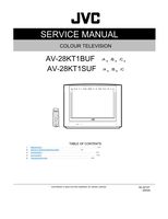 JVC 52137 AV-28KT1BUF AV-28KT1SUF RM-C1100 (24 pages) TV Service Manual