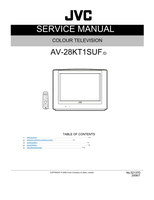 JVC 52137D RM-C1100 AV-28KT1SUF (45 pages) TV Service Manual
