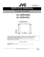 JVC AV-28RH4BU AV-28RH4SU YA077 (56 pages) TV Service Manual