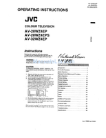 JVC AV-28WZ4EP (38 pages) TV Operating Manual
