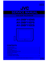 JVC AV-29BF11ENS AV-29BF11EPS AV-29BF11EES 52084 (54 pages) TV Service Manual
