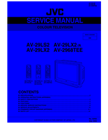 JVC AV-29LS2 AV-29LX2 RM-C1020 RM-C1020-1H RM-C1024-1H (25 pages) TV Service Manual