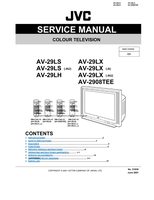 JVC AV-29LS AV-29LH RM-C352-1C RM-C353-1C RM-C355-1C RM-C357-1C (70 pages) TV Service Manual