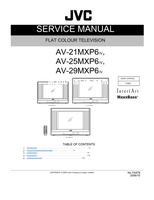 JVC YA476 AV-21MXP6 AV-25MXP6 AV-29MXP6 (115 pages) TV Service Manual