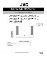 JVC YA280 AV-29VX15 AV-2955VE RM-C1286 (59 pages) TV Service Manual
