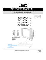 JVC RM-C1306 RM-C1306-1H AV-29WX11 AV-2932W1 RM-C1309 (44 pages) TV Service Manual