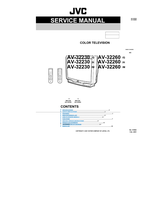 JVC AV-32230 RM-C306 RM-C305 AV-32260 51802 (35 pages) TV Service Manual