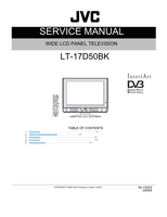 JVC YA223 LT-17D50BK (98 pages) TV Service Manual