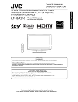 JVC LT-19A210 (56 pages) TV Operating Manual