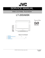 JVC YA354 RM-C1896 LT-20DA6SK (96 pages) TV Service Manual