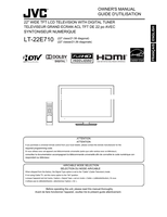 JVC LT-22E710 (56 pages) TV Operating Manual