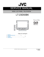 JVC YA221 LT-23D50BK (97 pages) TV Service Manual