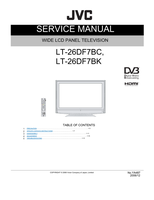 JVC YA487 LT-26DF7BC LT-26DF7BK (52 pages) TV Service Manual