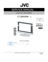 JVC YA003 RM-C13G LT-26WX84 (135 pages) TV Service Manual