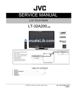 JVC LT-32A200 (25 pages) TV Service Manual