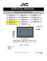 JVC LT-32EX19 LT-32EX29 (105 pages) TV Service Manual
