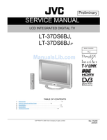 JVC YA299 LT-37DS6BJ (28 pages) TV Service Manual