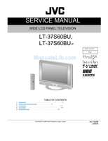 JVC YA298 LT-37S60BU (134 pages) TV Service Manual