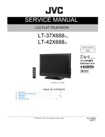 JVC YA535 LT-37X688 LT-42X688 (34 pages) TV Service Manual