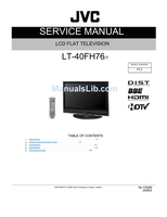 JVC YA380 LT-40FH76 (93 pages) TV Service Manual