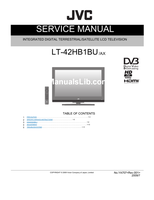 JVC LT-42HB1BU (91 pages) TV Service Manual