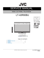 JVC LT-42R90BU (55 pages) TV Service Manual