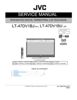 JVC LT-47DV1BJ LT-42DR1BU LT-47DV1BU (73 pages) TV Service Manual
