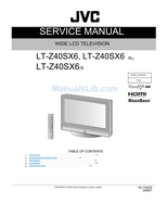 JVC YA422 LT-Z40SX6 (94 pages) TV Service Manual