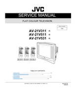 JVC RM-C1305 RM-C1305-1H RM-C1303-1H AV-21V311 AV-21V511 (92 pages) TV Service Manual
