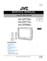 JVC RM-C326G AV-27F803 RM-C326 AV-27F703 AV-27F713 52005 (84 pages) TV Service Manual