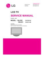 LG LA85C 19LG30 19LG31 19LG30-UA 19LG31-UB (25 pages) TV Service Manual